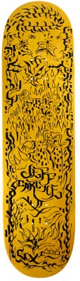 GX1000 Carlyle Slow Burn 8.5 Skateboard Deck - yellow - view large