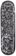 GX1000 Carlyle Slow Burn 8.625 Skateboard Deck - black