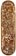 GX1000 Carlyle Slow Burn 8.625 Skateboard Deck - brown