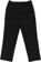 Independent Span Elastic Waist Pants - black/black