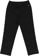 Independent Span Elastic Waist Pants - black/black - reverse