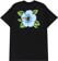 Santa Cruz Screaming Hibiscus T-Shirt - black - reverse