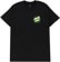 Santa Cruz Screaming Hibiscus T-Shirt - black - front