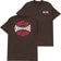 Independent Rose Span T-Shirt - dark chocolate