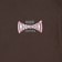 Independent Rose Span T-Shirt - dark chocolate - front detail