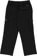 Independent Groundwork Cargo Pants - black ripstop - reverse