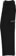 Independent Groundwork Cargo Pants - black ripstop - fold