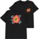 Santa Cruz Kids Screaming Hibiscus T-Shirt - black