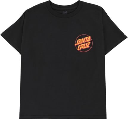 Santa Cruz Kids Screaming Hibiscus T-Shirt - black | Tactics