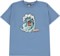 Santa Cruz Kids Screaming Wave Front T-Shirt - indigo