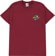 Santa Cruz Roskopp Iris T-Shirt - maroon - front
