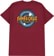 Santa Cruz Roskopp Iris T-Shirt - maroon - reverse