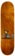 The Heated Wheel Coastal Bowling 8.75 Skateboard Deck - brown