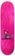 The Heated Wheel Coastal Bowling 8.75 Skateboard Deck - pink