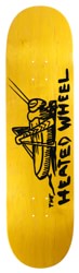 The Heated Wheel Grasshopper 8.38 Skateboard Deck - yellow