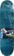 The Heated Wheel Hill On Vacation 8.5 Skateboard Deck - blue