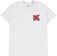 Santa Cruz Screaming Hibiscus Dot T-Shirt - ash - front