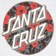Santa Cruz Screaming Hibiscus Dot T-Shirt - ash - reverse detail
