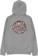 Santa Cruz Winkowski Dope Planet II Zip Hoodie - gunmetal heather - reverse