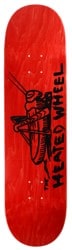 The Heated Wheel Grasshopper 8.75 Skateboard Deck - red
