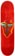 Hopps Del Negro Artist Series 8.25 Skateboard Deck - red