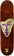 Hopps Denley Artist Series 8.5 Skateboard Deck - brown