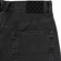 Vans Check-5 Baggy Denim Shorts - washed black - reverse detail