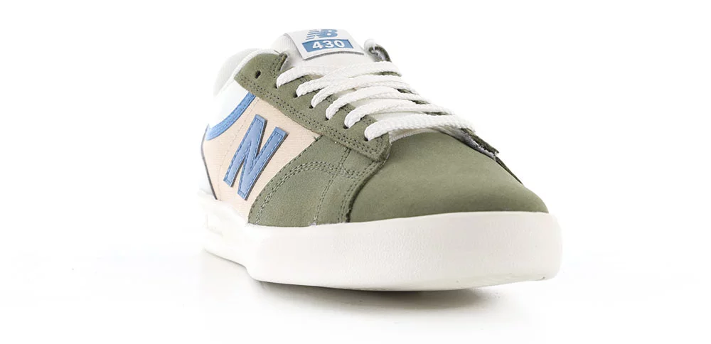 New Balance Numeric 430 Skate Shoes - olive/blue | Tactics New Balance Numeric 430 Skate Shoes - olive/blue | Tactics