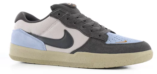 Nike SB Force 58 Skate Shoes - light orewood brn/med ash-psychic blue-flax-desert khaki