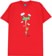 Frog Bird Girl T-Shirt - red