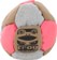 Frog Hacky Sack - pink/grey