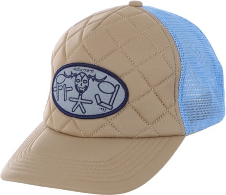 Frog Skroom Logo Trucker Hat - brown/blue - view large
