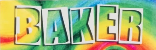 Baker Fish Sticks Sticker - watercolor logo - view large