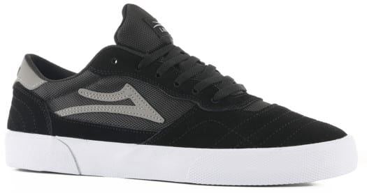 Lakai Cambridge Skate Shoes - black/grey suede - view large