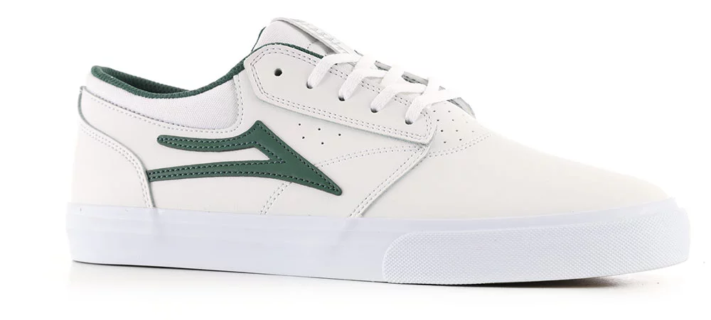 Lakai Griffin Skate Shoes - white/pine leather | Tactics