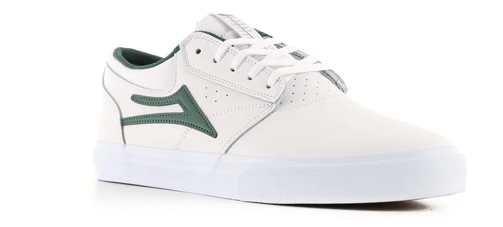Lakai Griffin Skate Shoes - white/pine leather | Tactics display picture 2