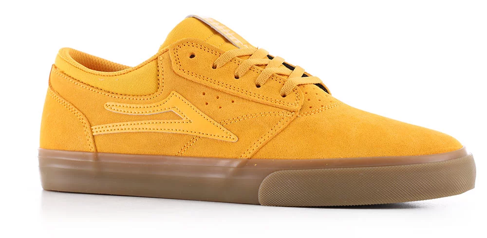 Lakai Griffin Skate Shoes - yellow/gum suede | Tactics