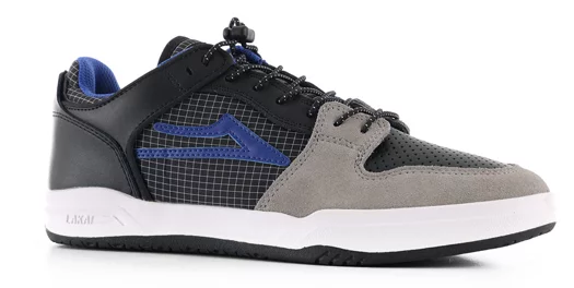 Lakai Telford Low Skate Shoes - black/tech suede