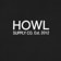 Howl Logo Crew Sweatshirt - black - front detail