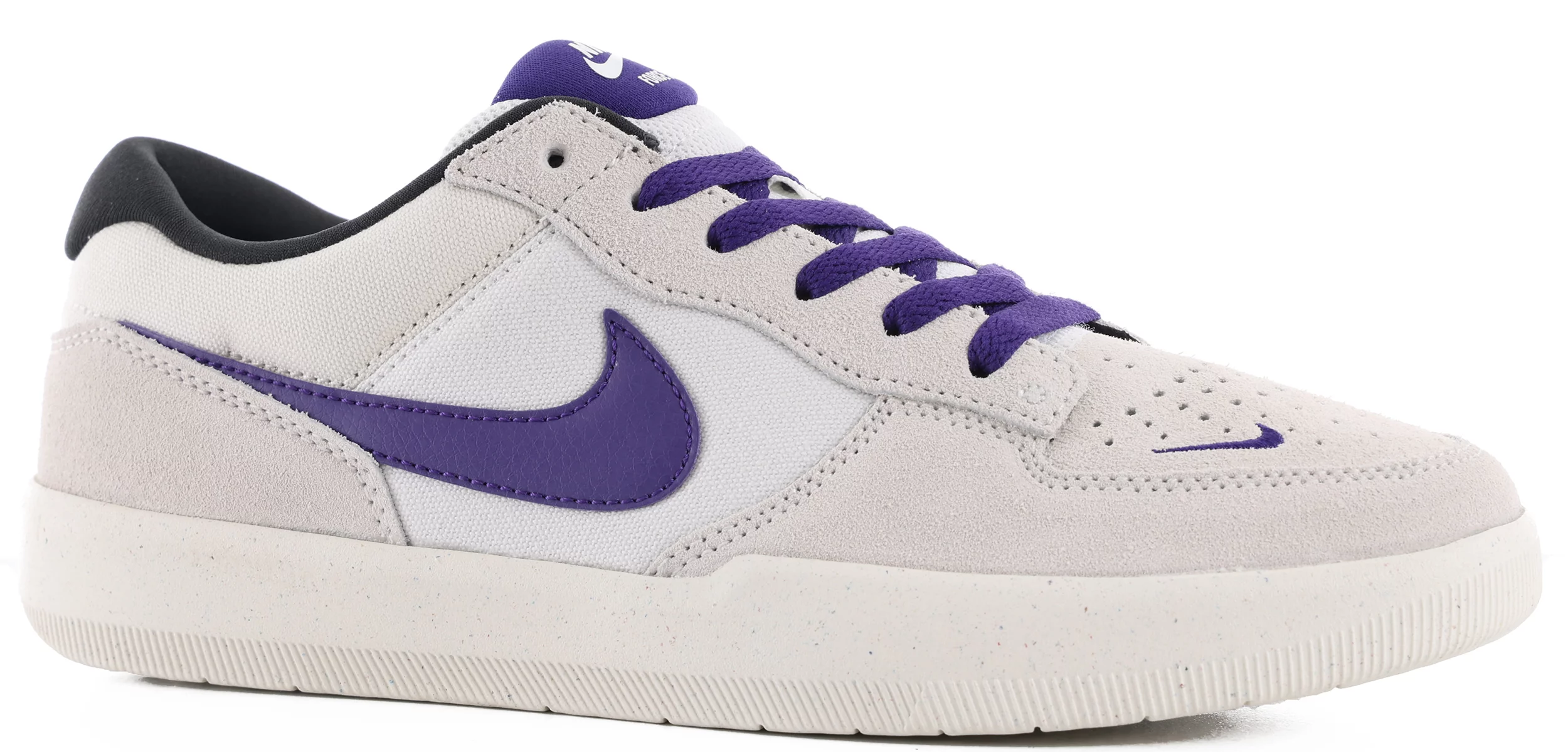 Union Dunk Court Purple On Feet Nike SB Force 58 Skate Shoes