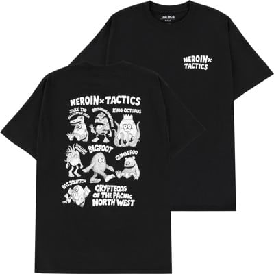 Tactics Heroin Crypteggs T-Shirt - black - view large