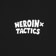 Tactics Heroin Crypteggs T-Shirt - black - front detail