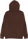 Tactics Unsurpassed Insignificance Hoodie - brown - reverse