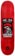 Black Label Adams El Pollo Diablo 8.5 Skateboard Deck - red