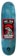 Black Label Adams El Pollo Diablo 9.5 Custom Egg Skateboard Deck - blue