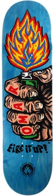Black Label Hassan Fire It Up 8.5 Skateboard Deck - blue - view large