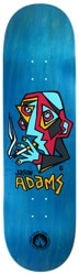 Black Label Jason Adams Smoking Section 9.0 Skateboard Deck - blue
