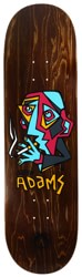 Black Label Jason Adams Smoking Section 9.0 Skateboard Deck - brown
