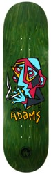 Black Label Jason Adams Smoking Section 9.0 Skateboard Deck - green