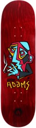 Black Label Jason Adams Smoking Section 9.0 Skateboard Deck - red